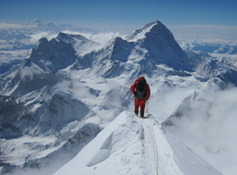 Chulu west peak climbing